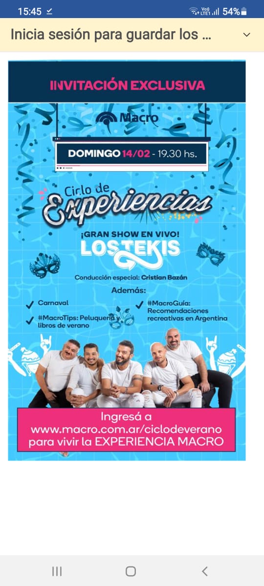 El Ciclo de Experiencias del Banco Macro se despide con el mejor carnaval
