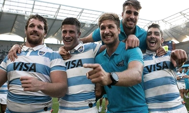 Los Pumas '7 otra vez festejaron en el Seven de Madrid
