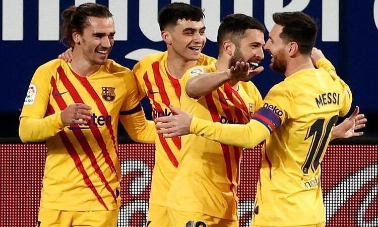 Con dos asistencias de Messi, Barcelona venció 2-0 al Osasuna