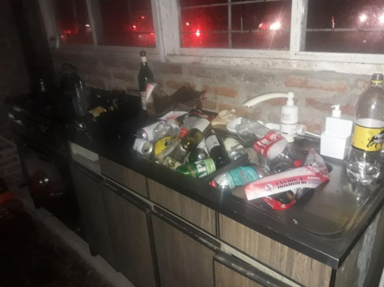 Cuatro eventos clandestinos clausurados en la zona