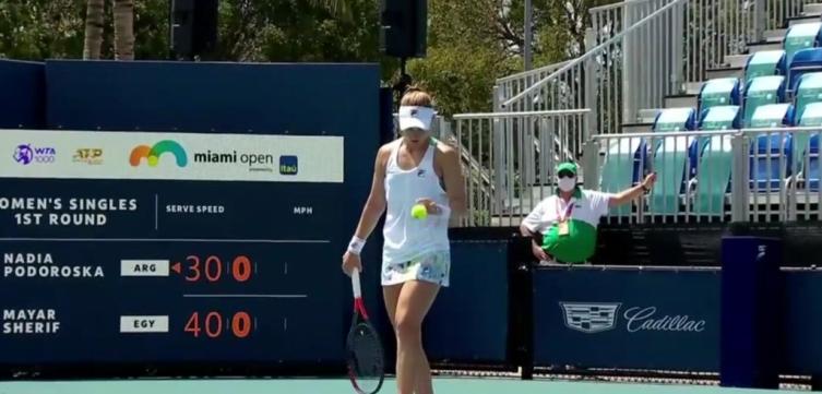 Debut con triunfo para Podoroska en el Masters 1000 de Miami