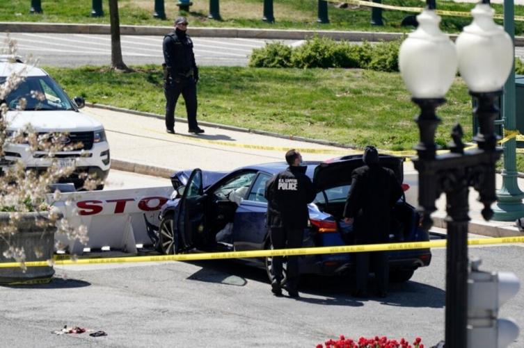 EEUU: un hombre embistió con su auto a dos policías frente al Capitolio