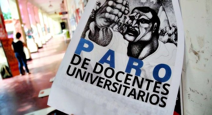 Docentes de universidades nacionales paran por 48 horas