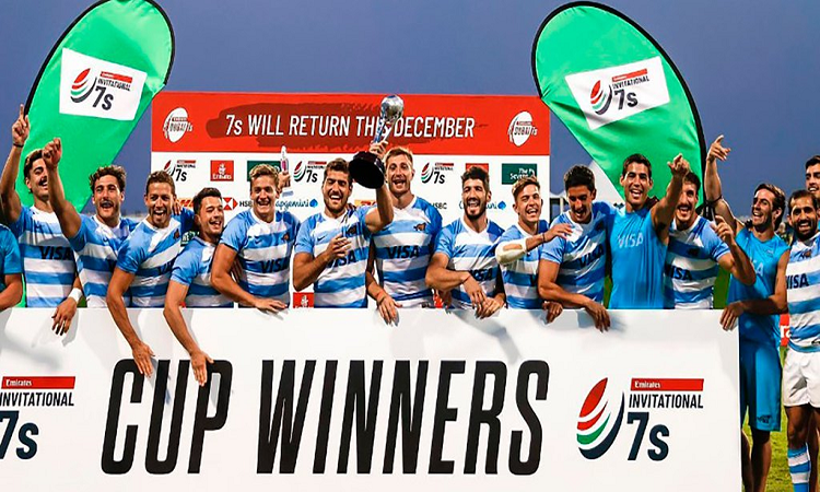 Los Pumas 7 volvieron a ganar en Dubai y suman cinco títulos