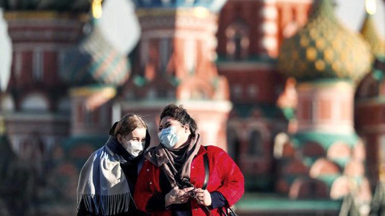 Rusia notifica su menor cifra diaria de contagios desde septiembre