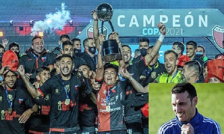 Scaloni felicitó a Colón: 