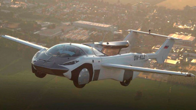 Un automóvil volador recorrió 80 kilómetros en el aire 