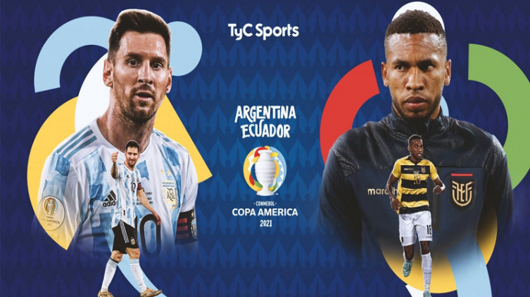 Argentina vs. Ecuador por cuartos de final de Copa América: hora y TV