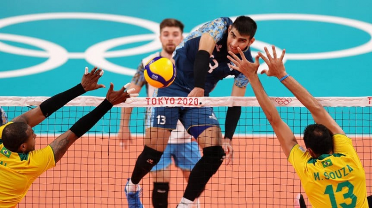 Argentina vs. Brasil en vóley, por los Juegos Olímpicos