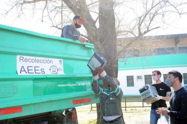 Se recolectaron más de 500 kilos de AEEs