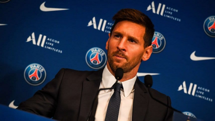 PSG presentó a Messi en el Parque de los Príncipes