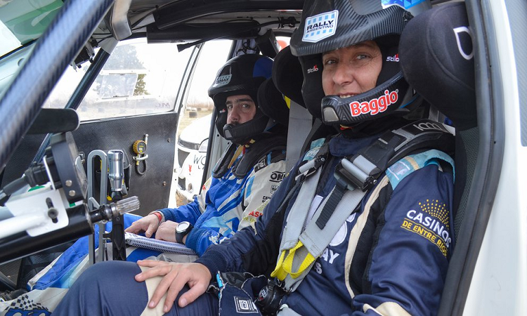 Primera y única mujer campeona del Rally Argentino