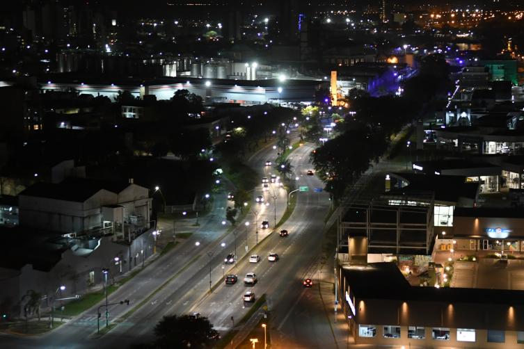 Se repararon más de 270 luminarias desde Alem hasta el rulo de Cilsa