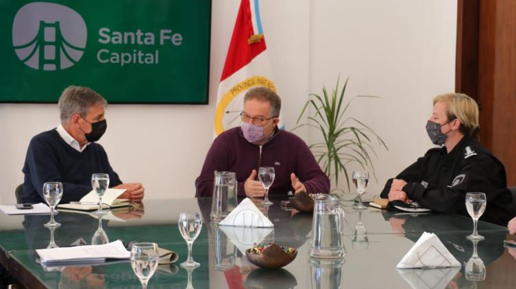 Provincia y municipio se reunieron por la inseguridad en la capital santafesina