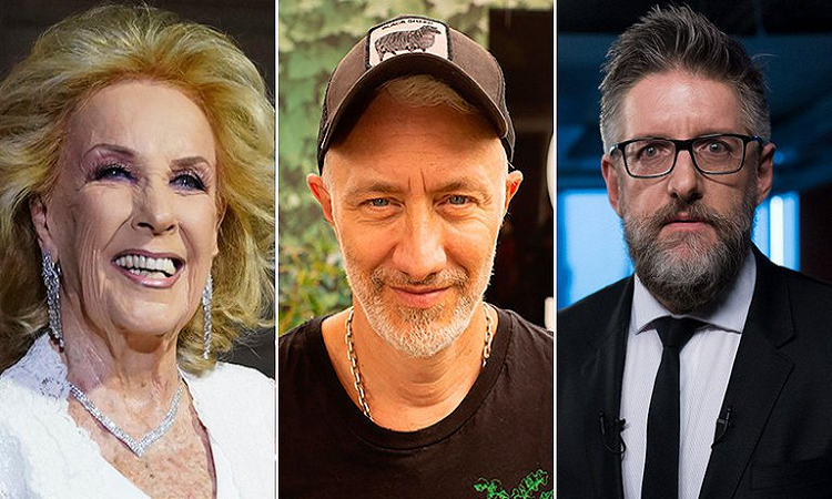 Invitados de Mirtha Legrand, Andy Kusnetzoff y Luis Novaresio 