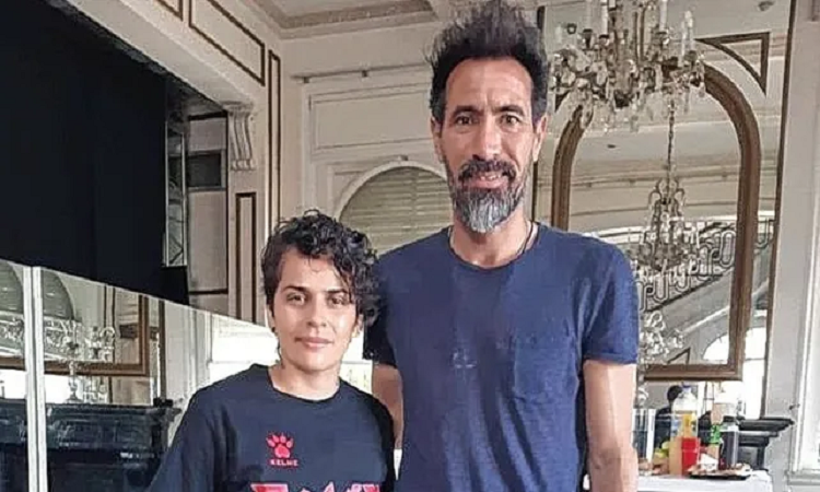 Domínguez tuvo un gran gesto con el femenino de Colón