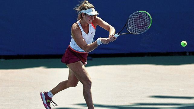 Solana Sierra se metió en octavos de final en su debut en el US Open Junior
