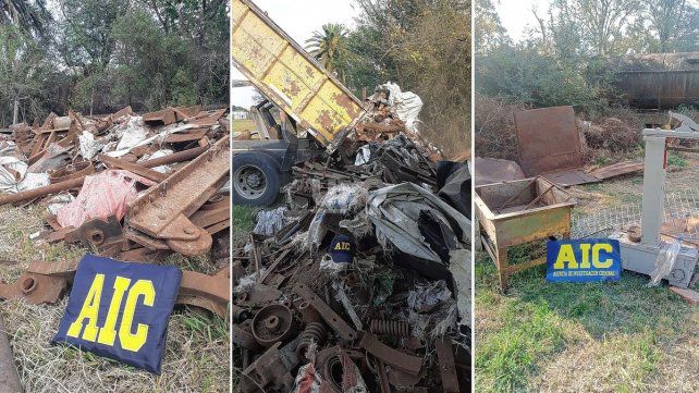 Imputaron a 12 personas por el robo de 200 mil kilos de material ferroviario