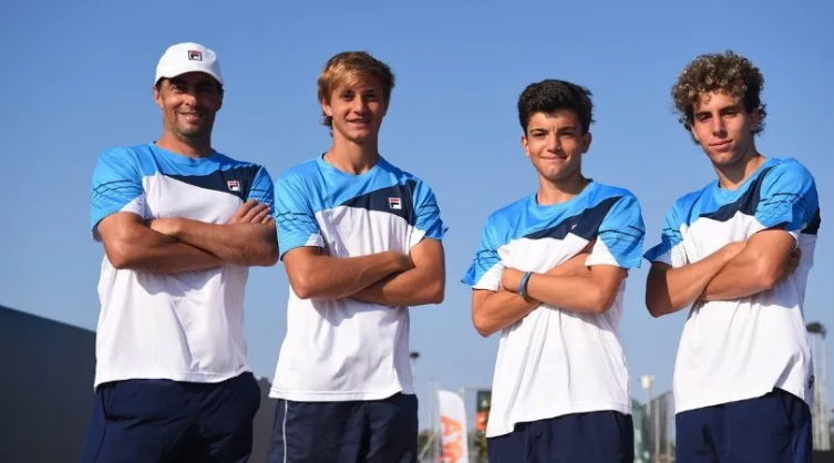 Copa Davis Junior: El equipo masculino nacional quedó cuarto 