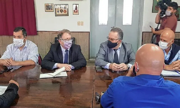 Jorge Lagna, el ministro de Seguridad ratificó la denuncia contra un dirigente de Colón