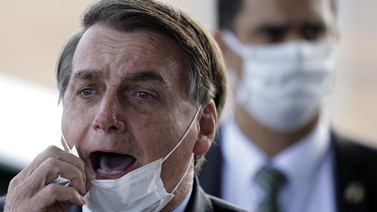 Bolsonaro no pudo presenciar el partido Santos-Gremio