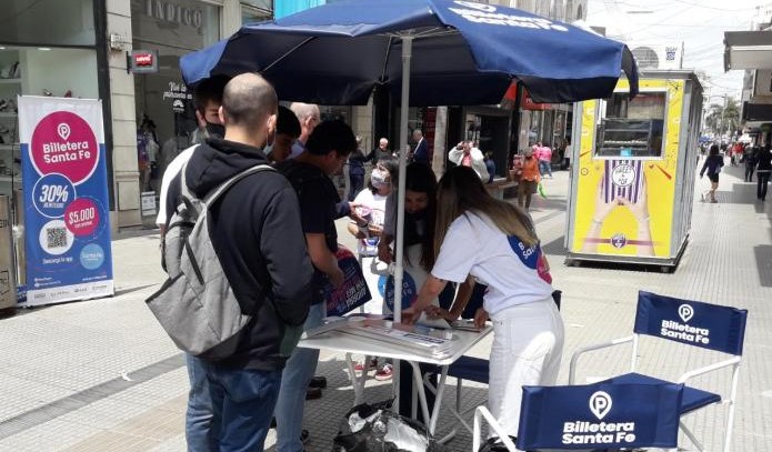 La Ciudad tiene un puesto informativo sobre Billetera Santa Fe