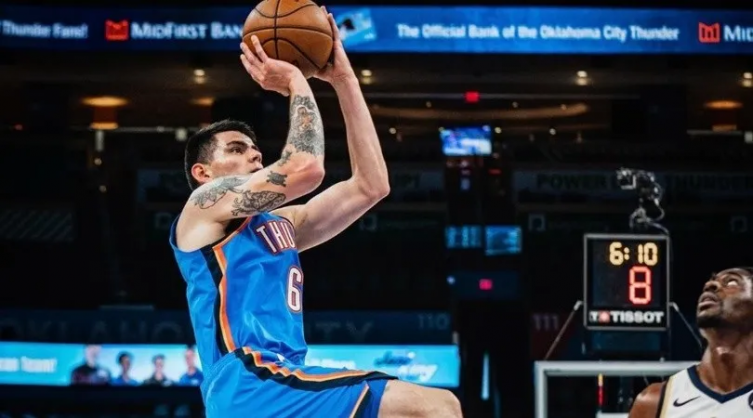 NBA: Deck hizo sus primeros puntos en la sorpresiva victoria de Thunder 