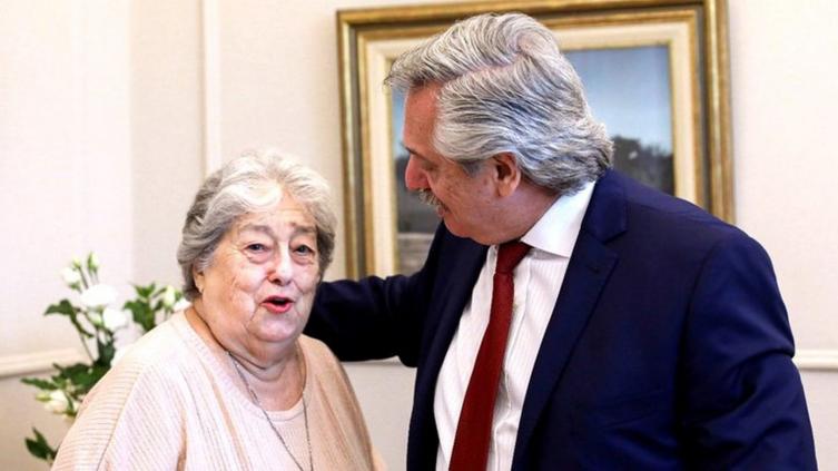 Hebe de Bonafini volvió a criticar a Alberto Fernández