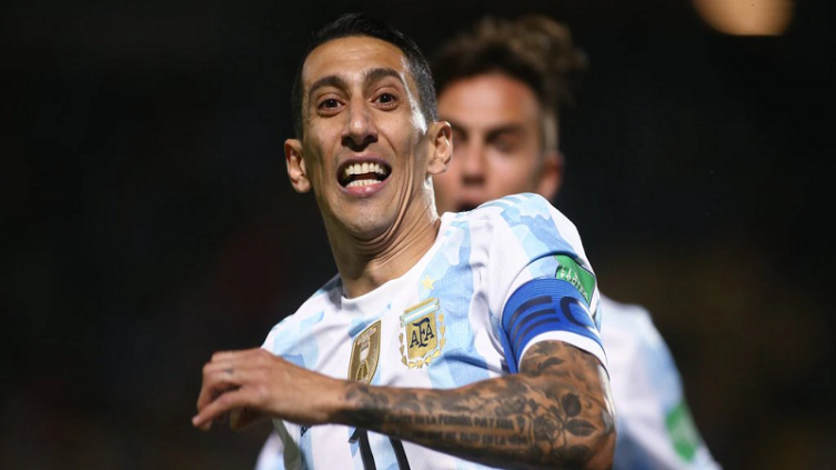 Argentina le ganó 1-0 a Uruguay con un golazo de Di María, está a un paso de Qatar 2022