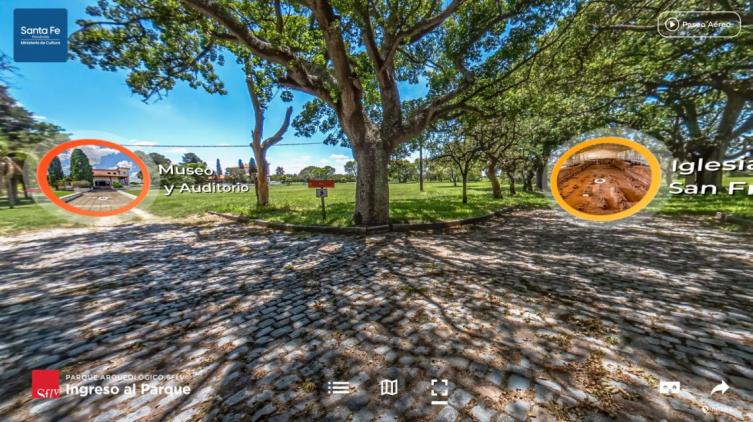 Santa Fe la Vieja ya puede recorrerse en forma virtual