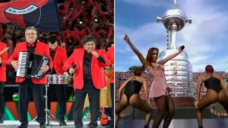 Los Palmeras vs Anitta: el otro duelo en una final de Conmebol