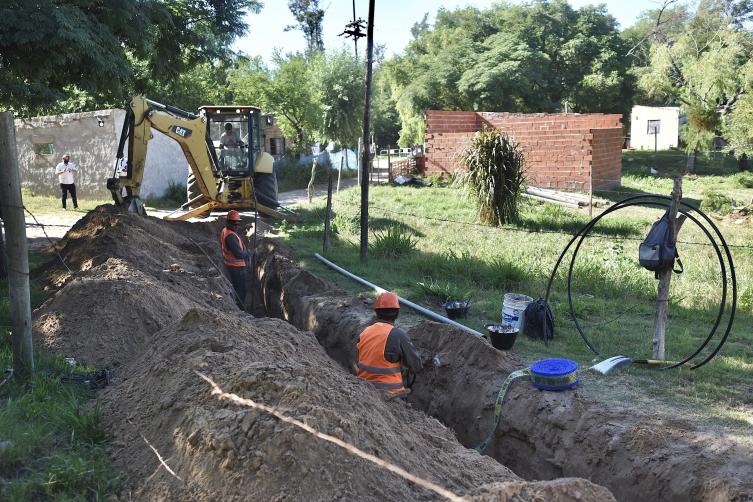 Ya tiene un 45% de avance la obra de agua potable