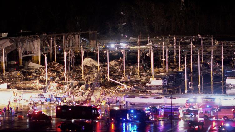 Más de 50 muertos por tornados en Kentucky