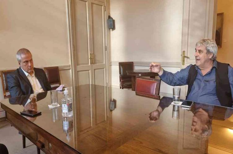 Romero y Perczyk se reunieron por el Convenio colectivo de trabajo