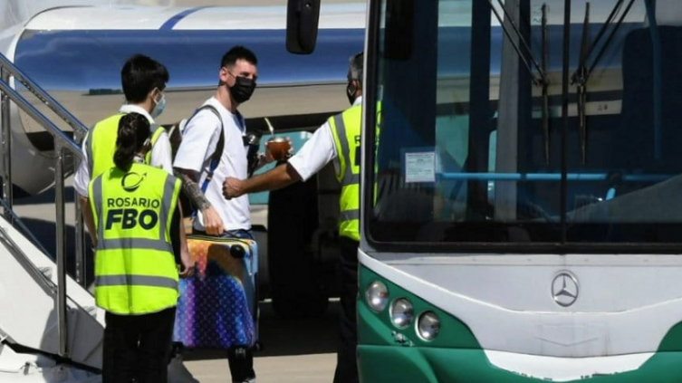 Messi, Di María, Icardi y Paredes en Argentina para las fiestas