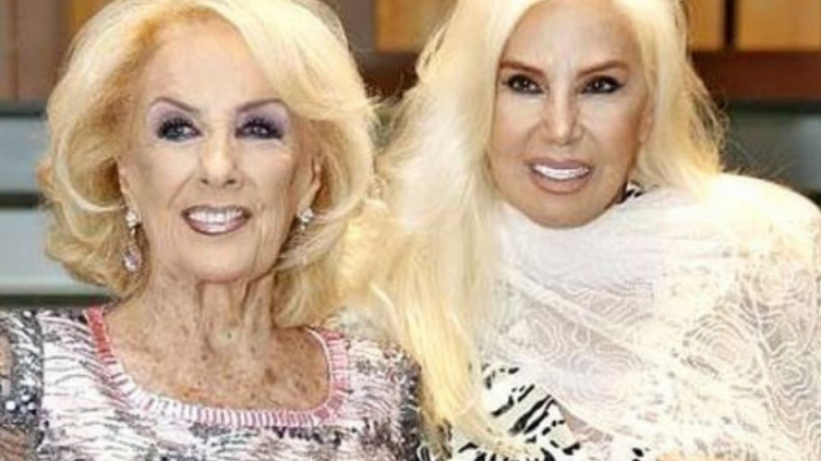 Entre Susana Giménez y Mirtha Legrand 