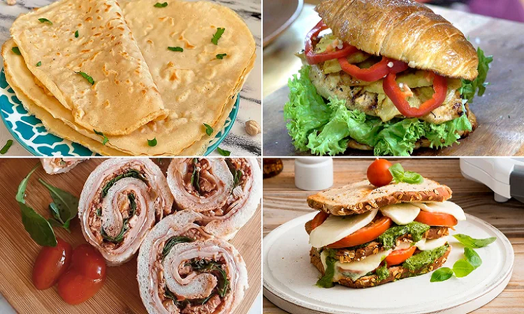 Sándwiches nutritivos para llevar a la playa