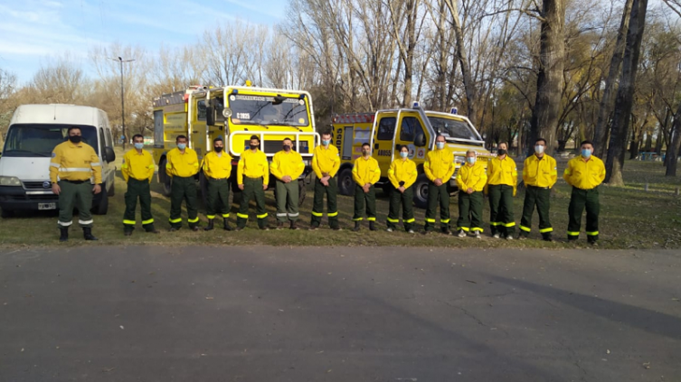 La provincia colabora para combatir los incendios 