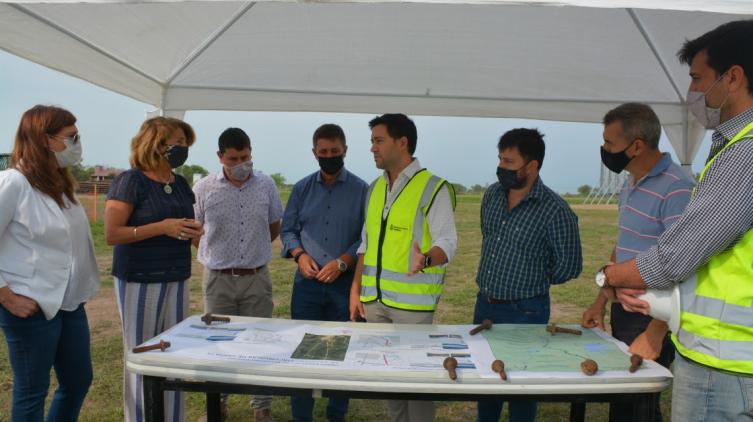 Frana recorrió el avance de la obra del Circunvalar Santa Fe