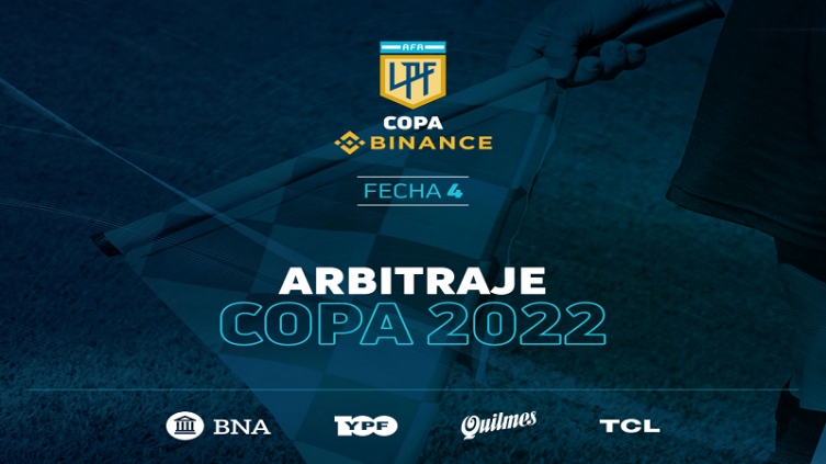 LPF: árbitros para la 4ª fecha 