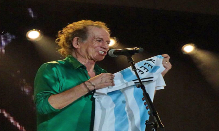 Keith Richards agradeció a sus fans argentinos que celebraron
