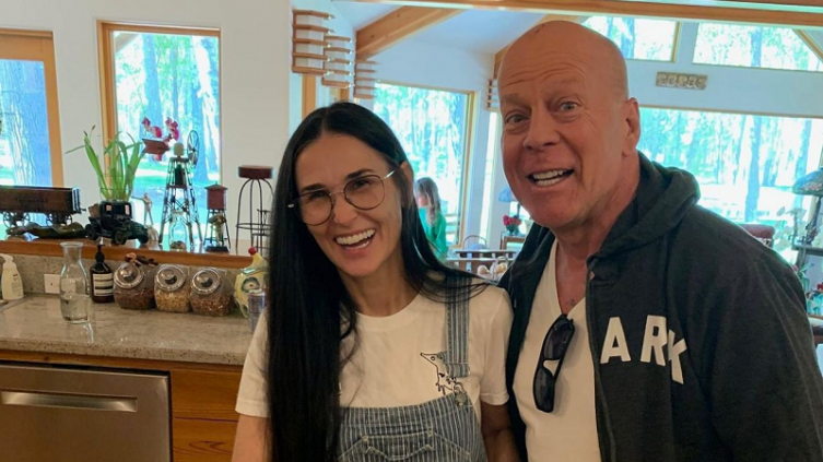 Demi Moore contó que Bruce Willis se retirará de la actuación