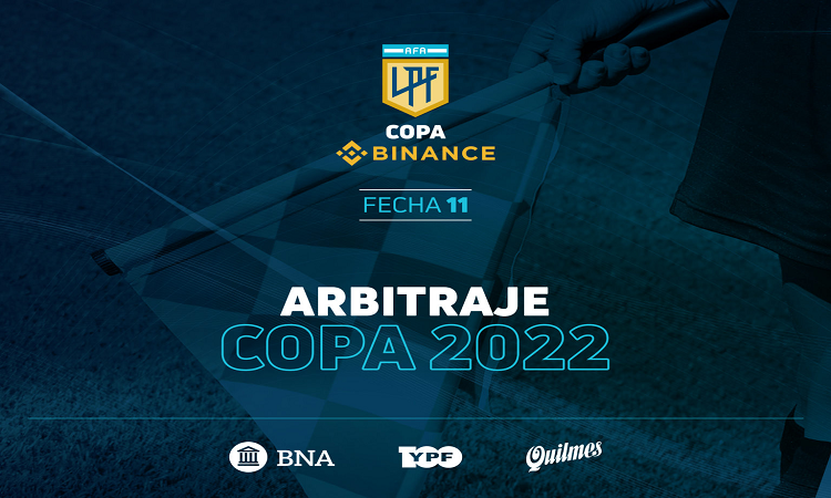 LPF: árbitros para la 11ª Fecha