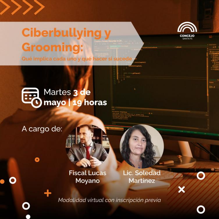 Ciberbullying y Grooming: nueva charla libre y gratuita