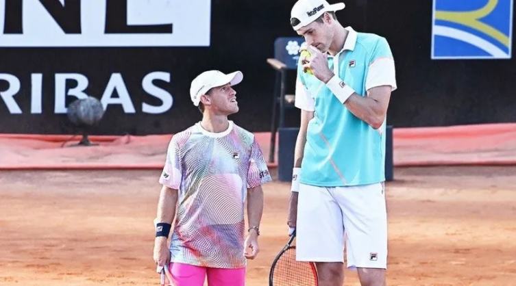 Masters 1000 de Roma: Schwartzman y John Isner perdieron la final de dobles 
