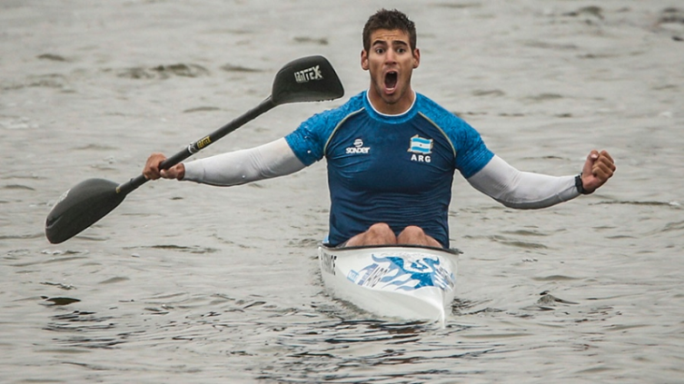 Agustín Vernice en canotaje, clasificó a la final A en Polonia