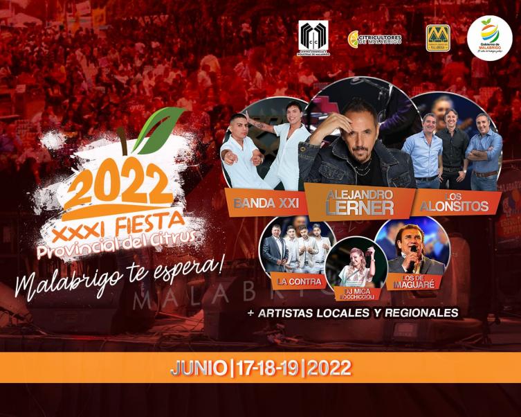 Se llevará a cabo la 31° Fiesta Provincial del Citrus