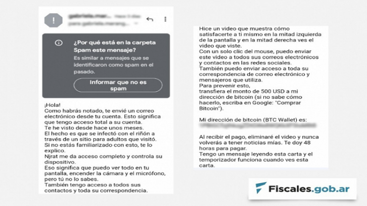Ciberfraude: piden dinero en pago de no revelar qué sitios porno visitó la víctima