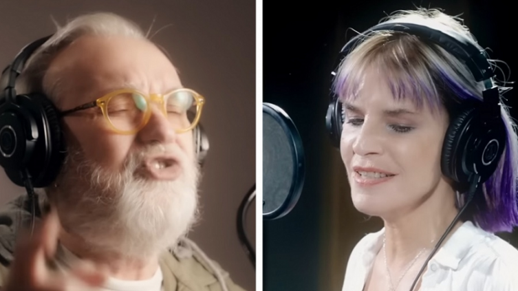 David Lebón y Fabiana Cantilo versionan un clásico de Serú Girán