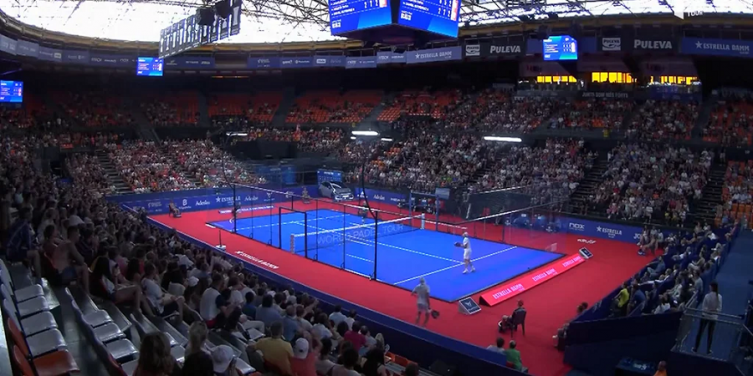 La gran jugada de la dupla argentina de padel que fue viral